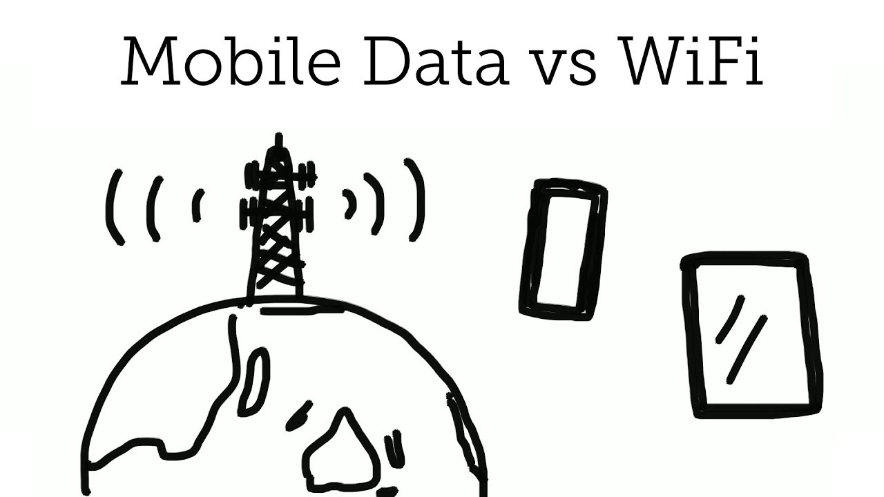 Сотовые данные против Wi-Fi