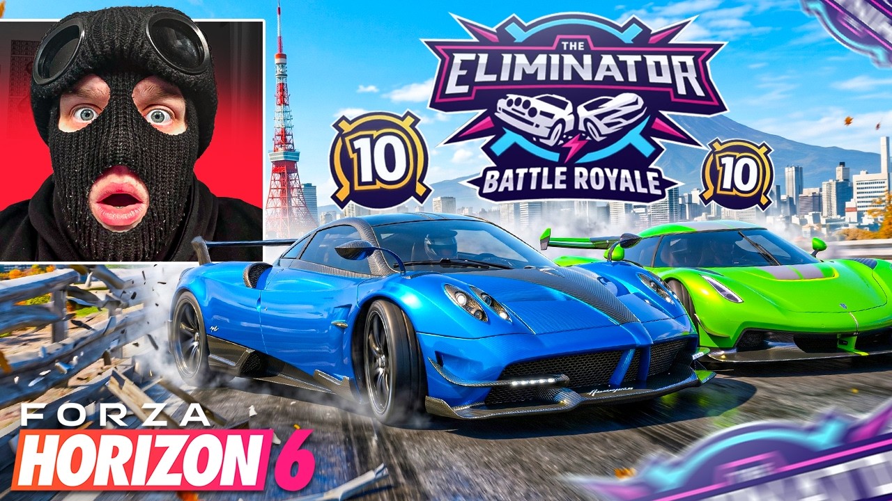 ЭПИЧНАЯ ВЫШИБАЛА В FORZA HORIZON 6! ТАКТИКА ПОБЕДЫ И ДИКИЙ ФИНАЛ! (FORZA HORIZON 6 - ELIMINATOR)