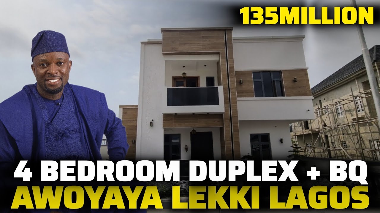 🏠Distress Sale 4 Bedroom Fully Detached Duplex + Bq Awoyaya Ibeju-Lekki Lagos #135million #CofO