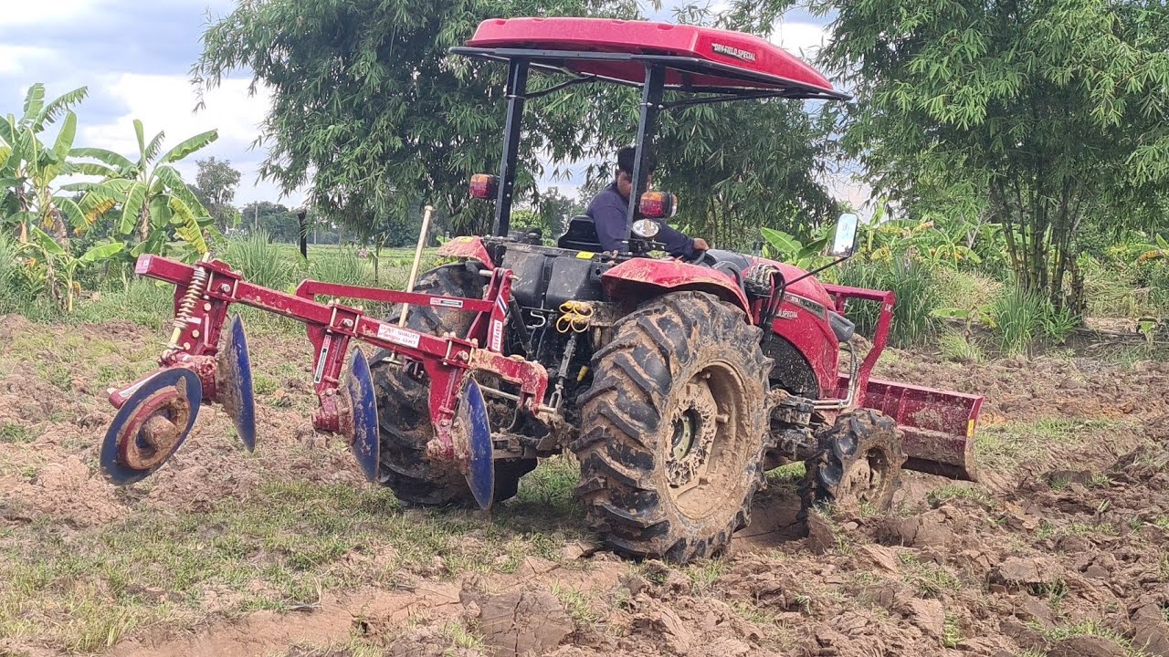 ลองผานบุกเบิก #Yanmar_Ym357a_l1 ไถลึก แรงดีรอบต่ำให้กำลังพอดี👍แจ๋ว✅️