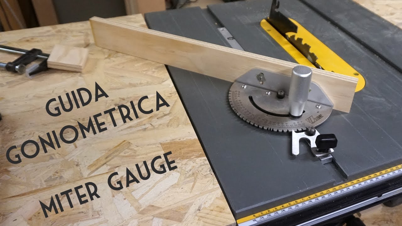 goniometro T-Track per banco sega