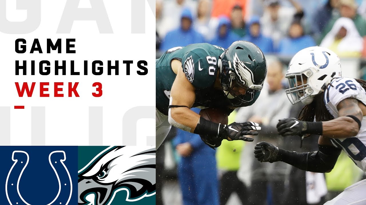 Colts vs. Eagles Week 3 Highlights | NFL 2018