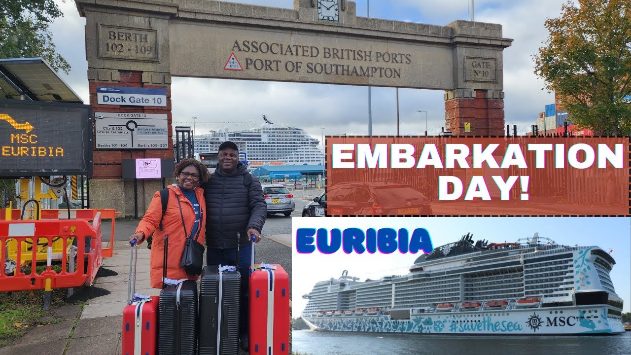 EMBARKATION DAY l MSC EURIBIA CRUISE TO NORTHERN EUROPE l Day One Vlog