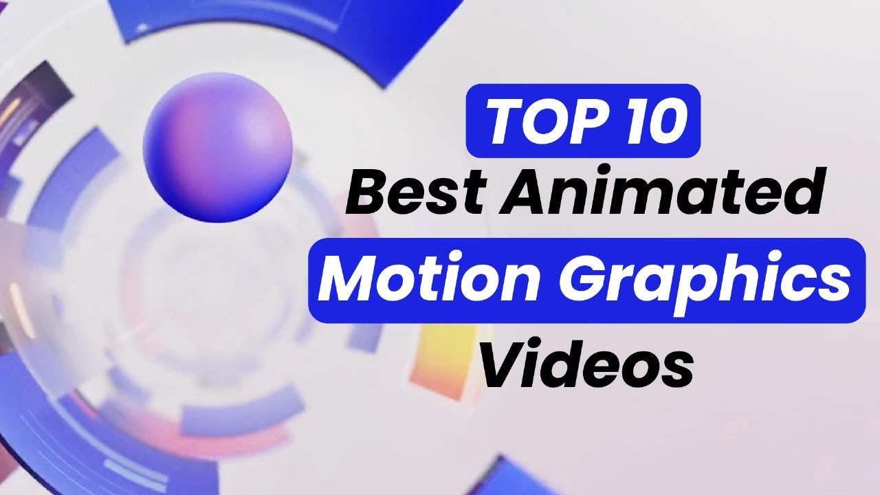 Top 10 Animated Motion Graphics Videos made in After Effects