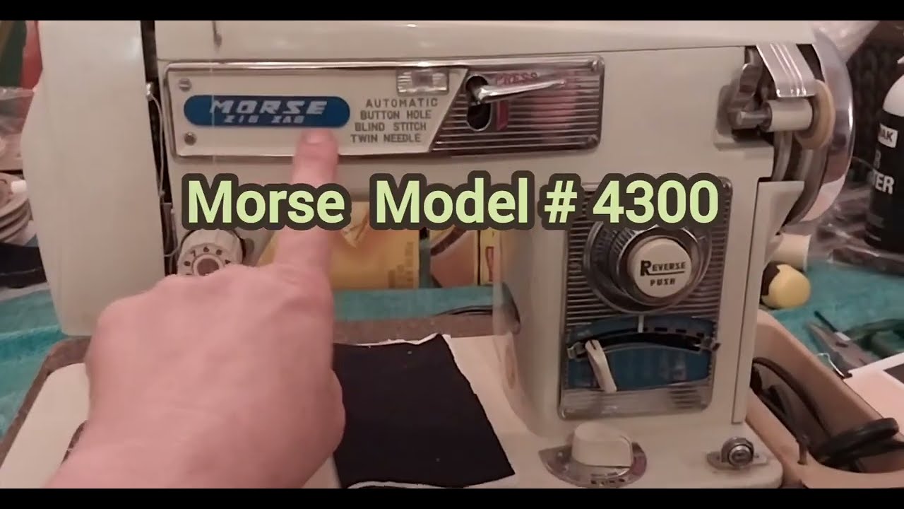 Morse Zigzag Sewing Machine Model # 4300@JacquelineJaroffaith