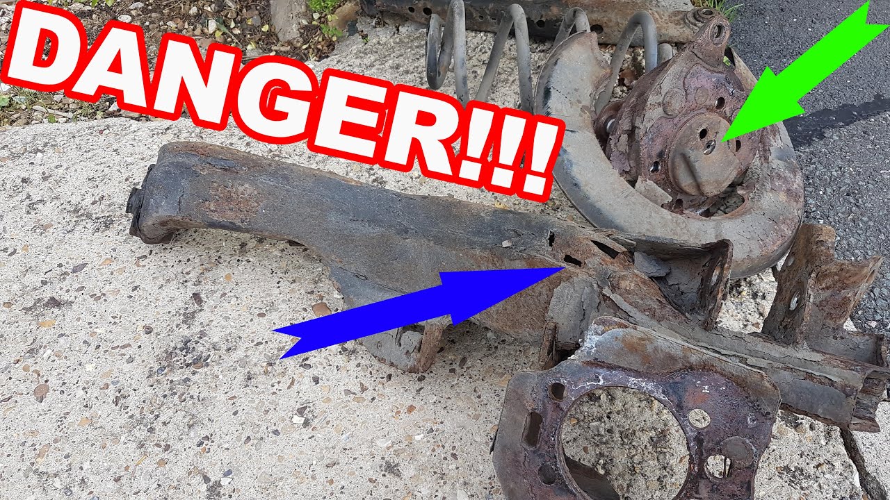 Nissan Qashqai J10 rusty rear suspension replacement.
