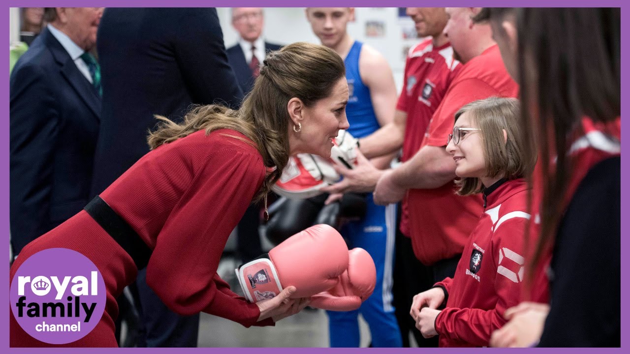 Duke and Duchess of Cambridge Gifted Their Own Boxing Gloves at Youth Club in Wales