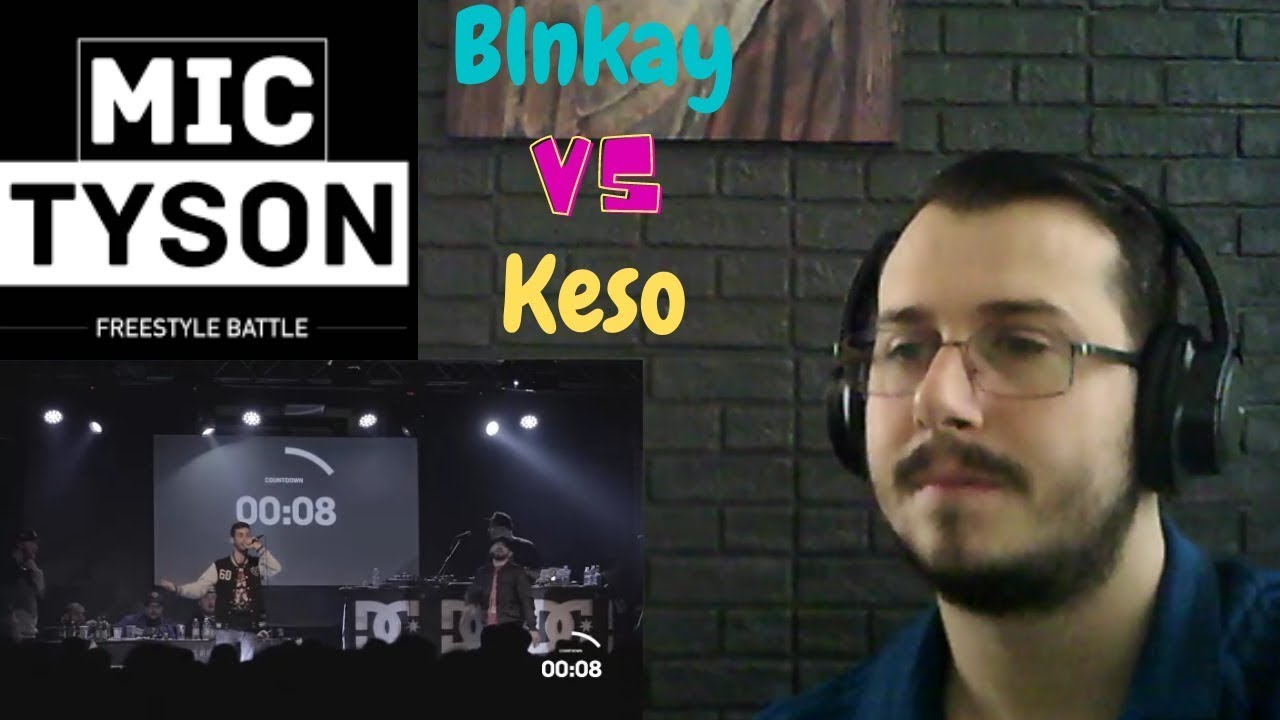 Reazione Mic Tyson - Freestyle Battle || Keso vs Blnkay (ottavi di finale, turno 7) REACTION