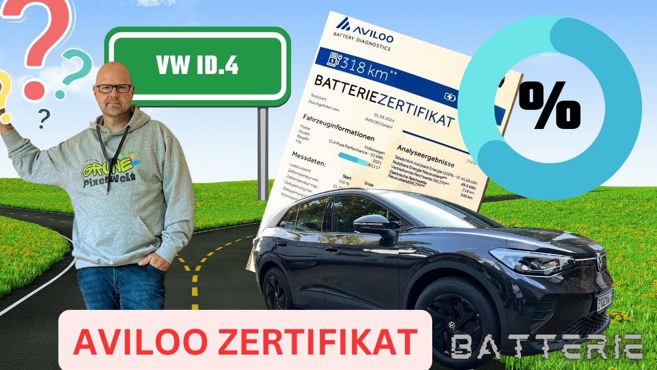 🔋AUFGEDECKT! VW ID.4 Batterie Messung mit AVILOO