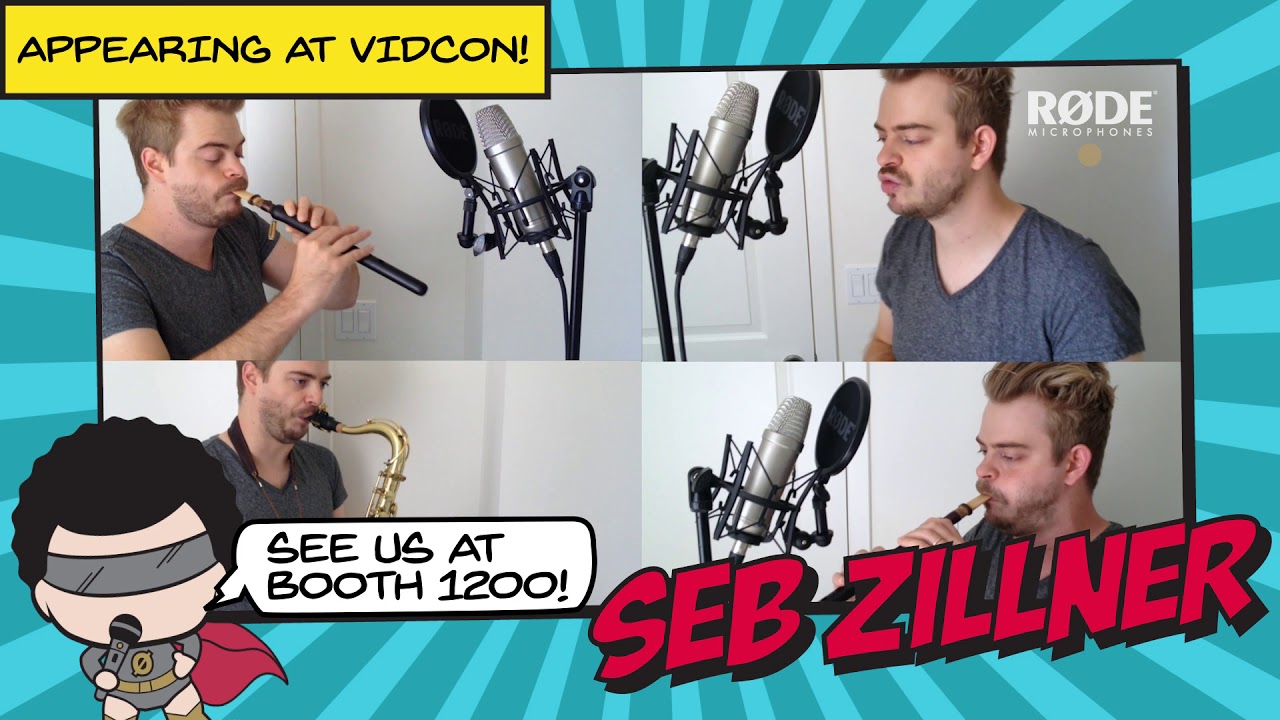 See Seb Zillner LIVE at VidCon 2018!