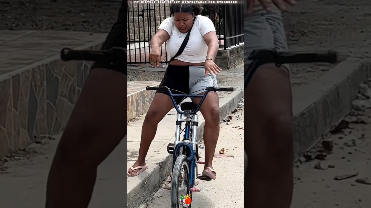 My bicycle, my seat & my will 😜 #shortvideo #funny #comedy