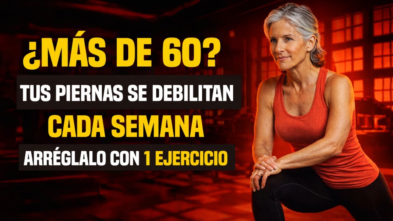 Si Tienes Más de 60: Recupera Piernas Fuertes con 1 Ejercicio en Silla