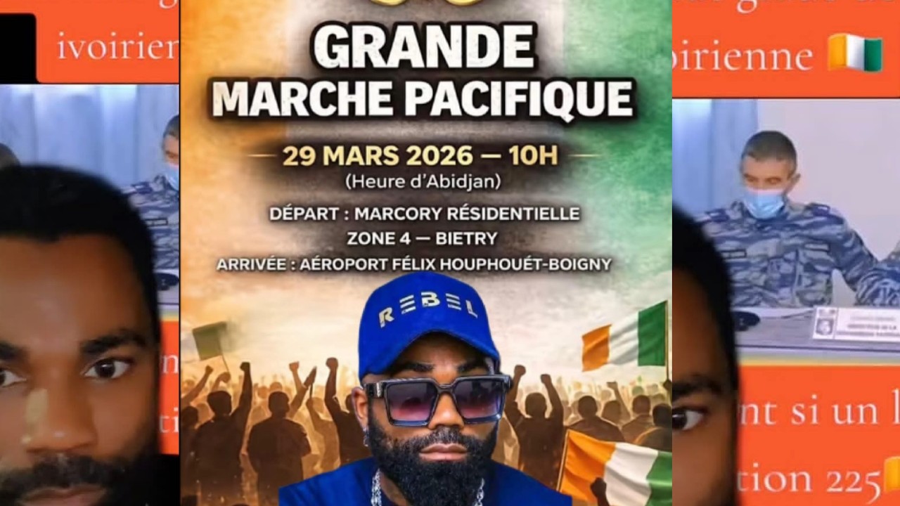MARCHE PACIFIQUE CONTRE LES LIBANAIS EN CÔTE D'IVOIRE