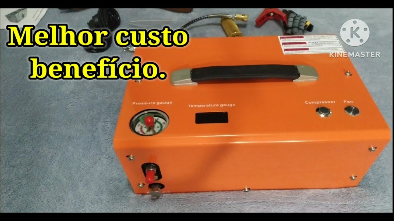 Compressor para Carabina PCP Portátil 300 bar