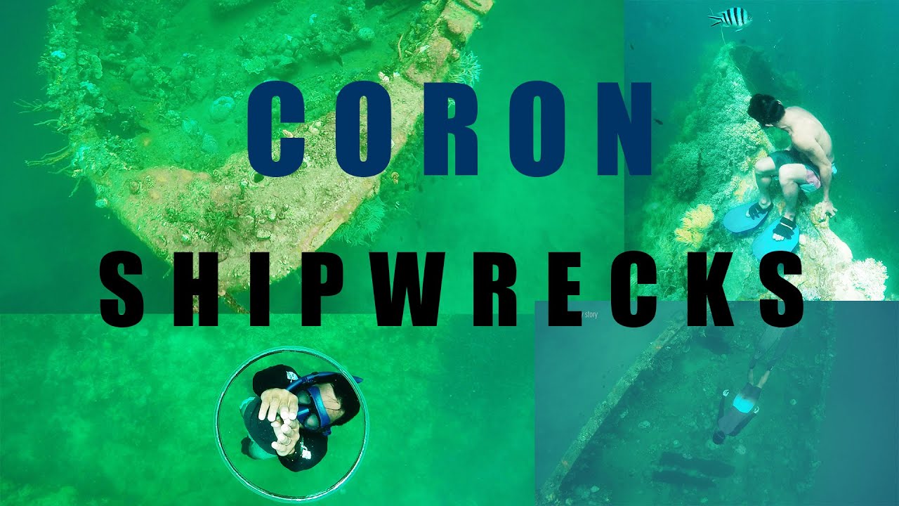 CORON SHIPWRECKS & GARDEN CORALS | Lusong Gunboat | East Tangat Wreck & Paz Island Episode I