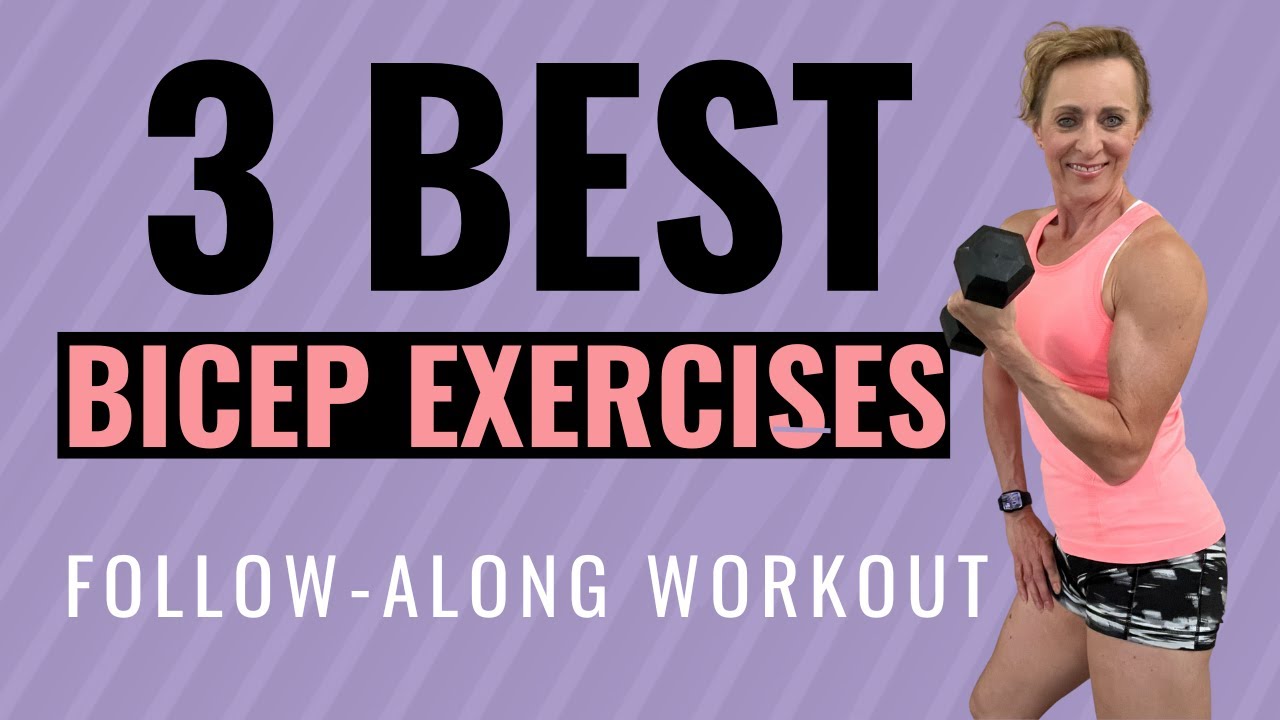 3 best bicep exercises to build defined strong arms for women over 50