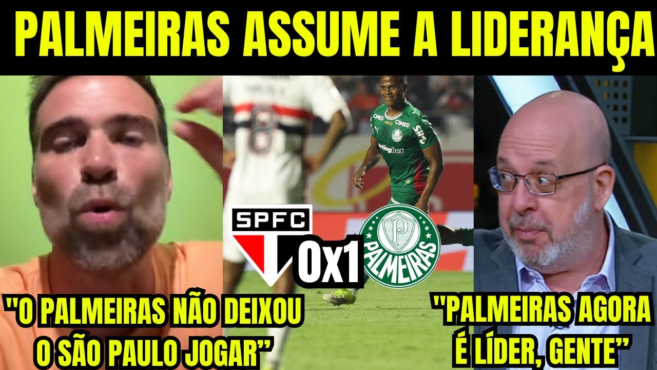 PALMEIRAS L&Iacute;DER | PILHADO ELOGIA O PALMEIRAS E DETONA O S&Atilde;O PAULO AP&Oacute;S DERROTA NO MORUMBI