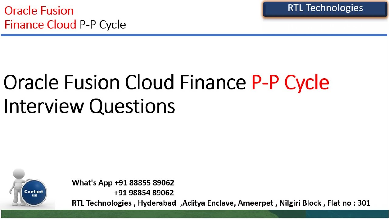 Oracle Fusion Cloud Finance P-P Cycle Interview | Questions | Finance | Real TimeTraining| Placement