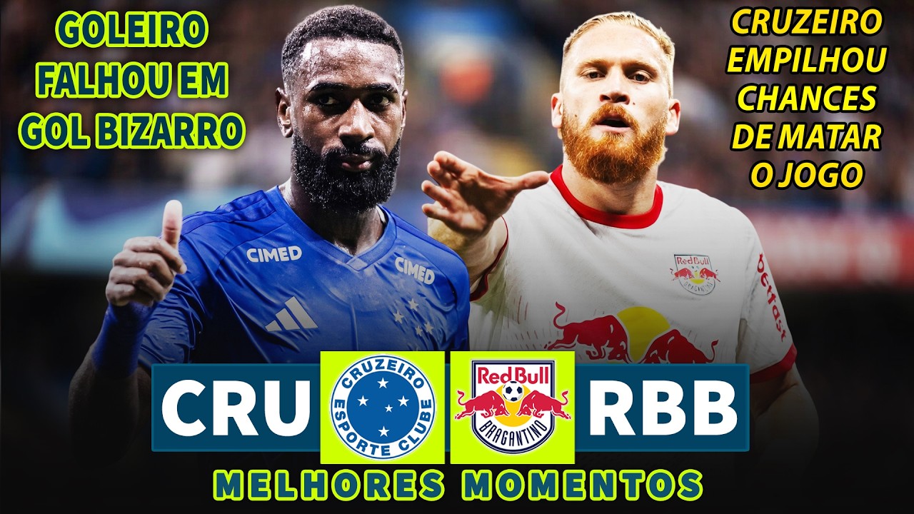 FALHA BIZARRA DO GOLEIR&Atilde;O | Cruzeiro x Bragantino | Melhores Momentos | Campeonato Brasileiro 2026