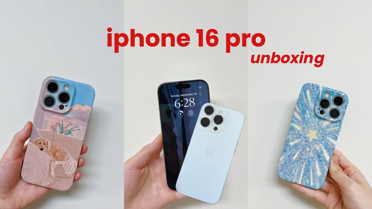 iPhone 16 Pro (White Titanium, 512GB) Unboxing + Accessories