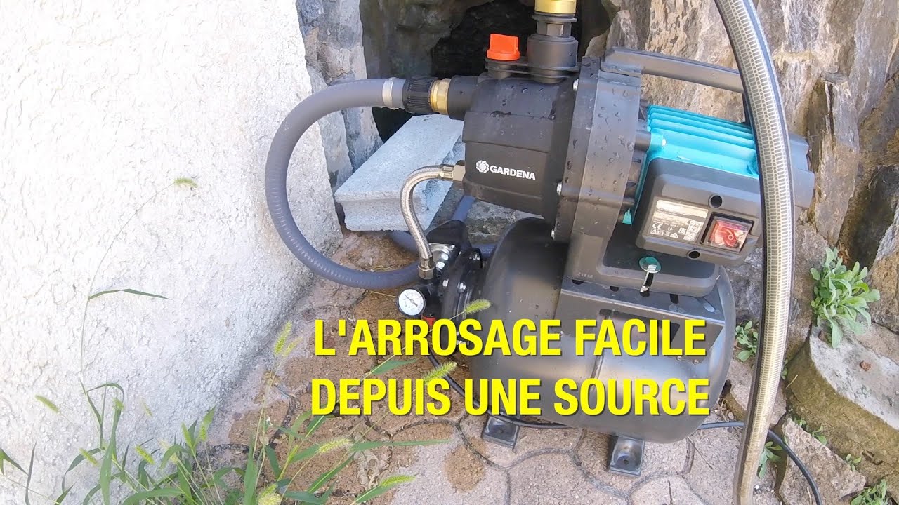 Quelle POMPE pour ARROSER son jardin depuis une source, un puit ou un récupérateur d'eau?