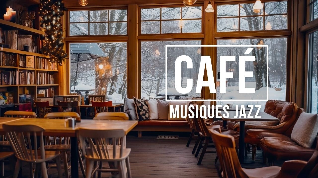 ☕️ Travailler dans un café cosy | Warm jazz coffee shop ⭐️