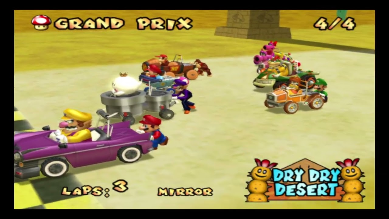 Mario Kart Double Dash!! | Mirror Mushroom Cup (King Boo & Waluigi)
