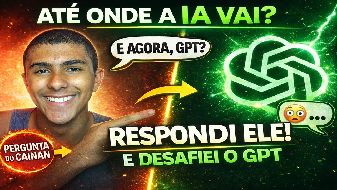 ATÉ ONDE A IA VAI? EP:4 🤖🔥 | Respondendo o Cainan e desafiando o ChatGPT