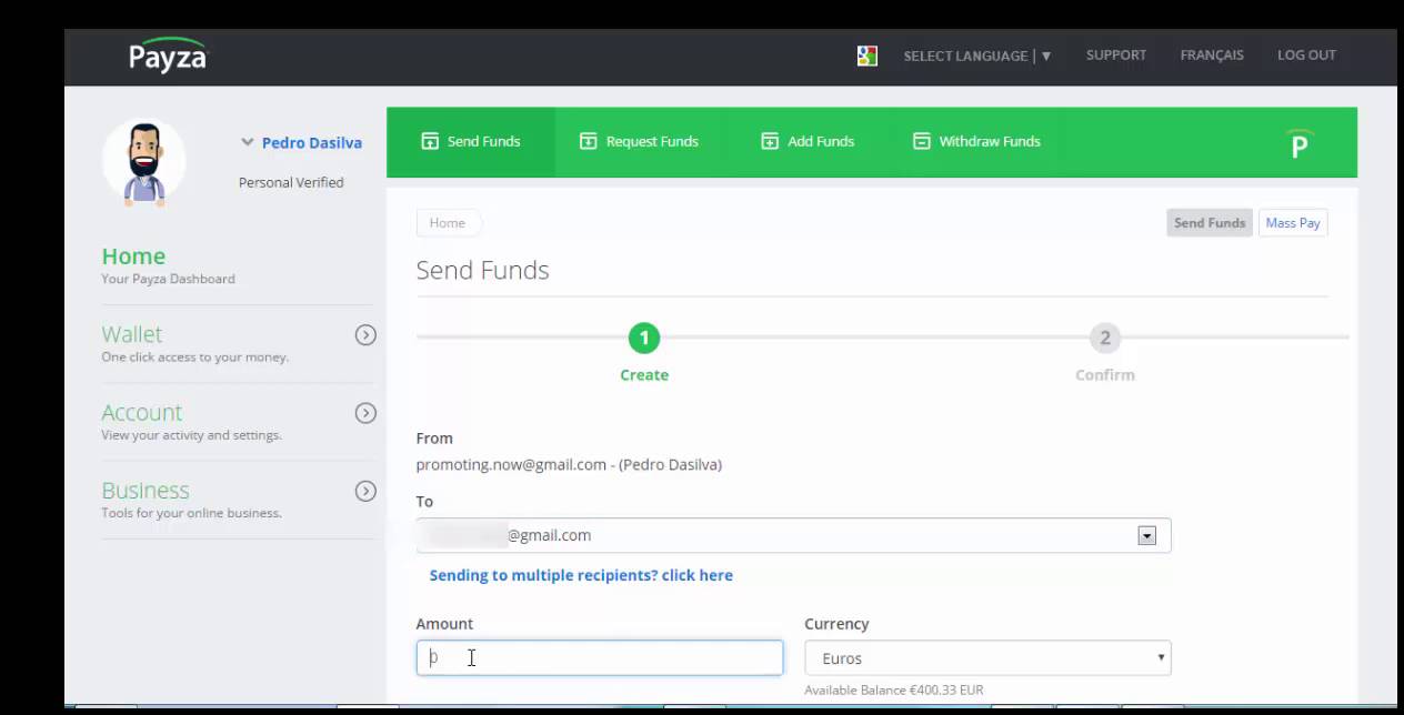 How to transfer money between Payza members for FREE