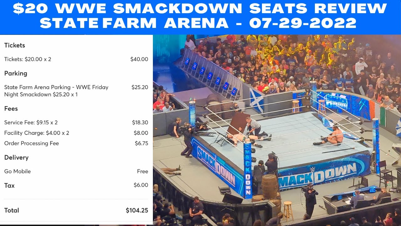 $20 WWE Smackdown Seats Review - Are They Worth It?