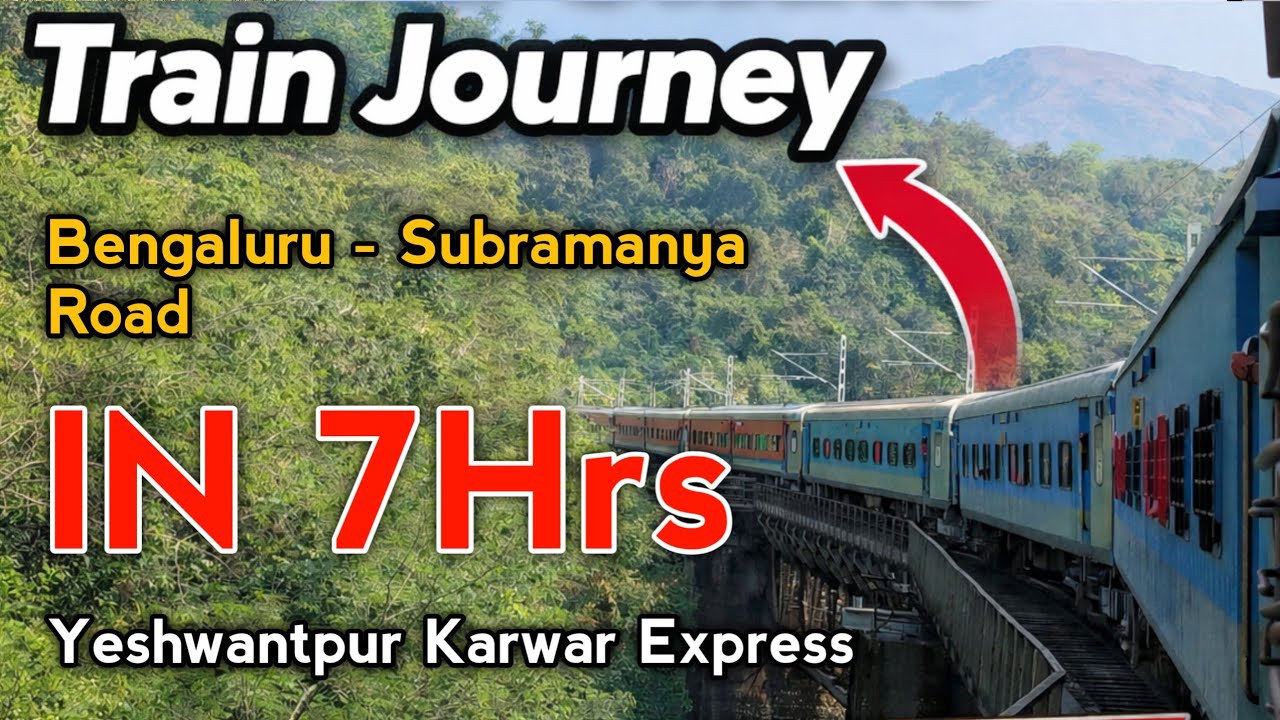 Bangalore inda Subramanya Road  | Western Ghats Scenic Train Journey | Thecoastaltrails 