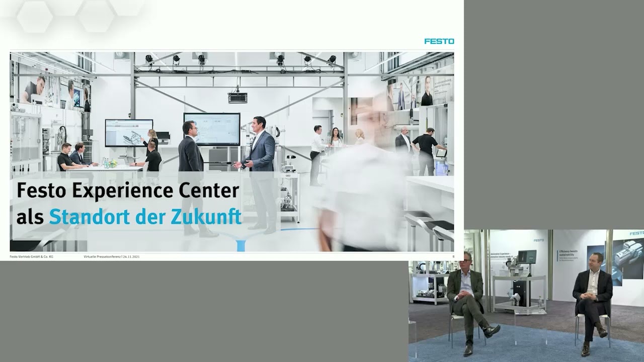 connect&discover | Pressekonferenz SPS 2021 Festo
