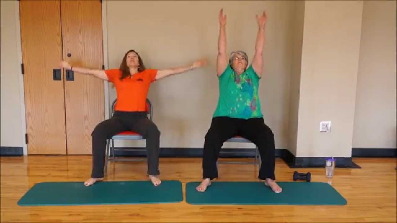 Forever Fit 25 minute Chair Exercise Routine for the ENTIRE BODY