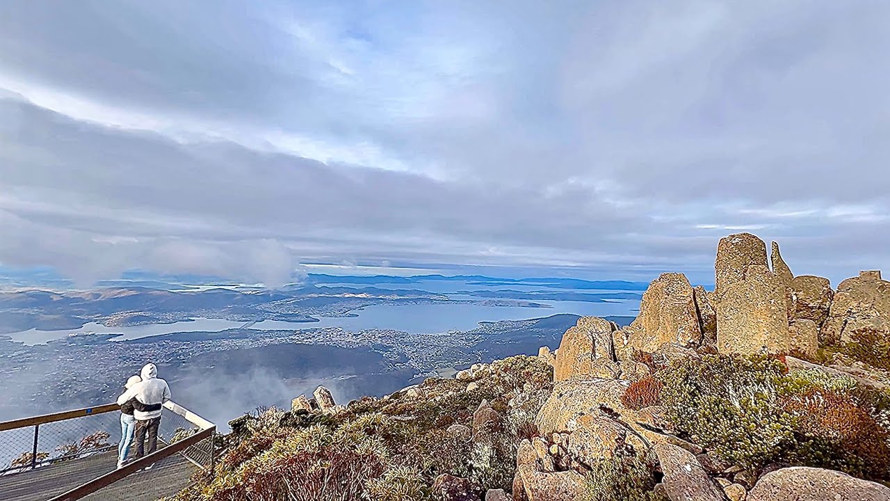 Kunanyi Mount Wellington Explorer Bus Winter TOUR Review @ Hobart Tasmania Australia 🇦🇺
