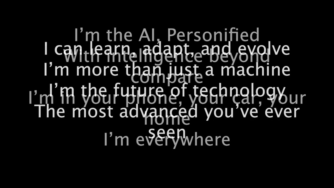 Personified AI Lyric Video