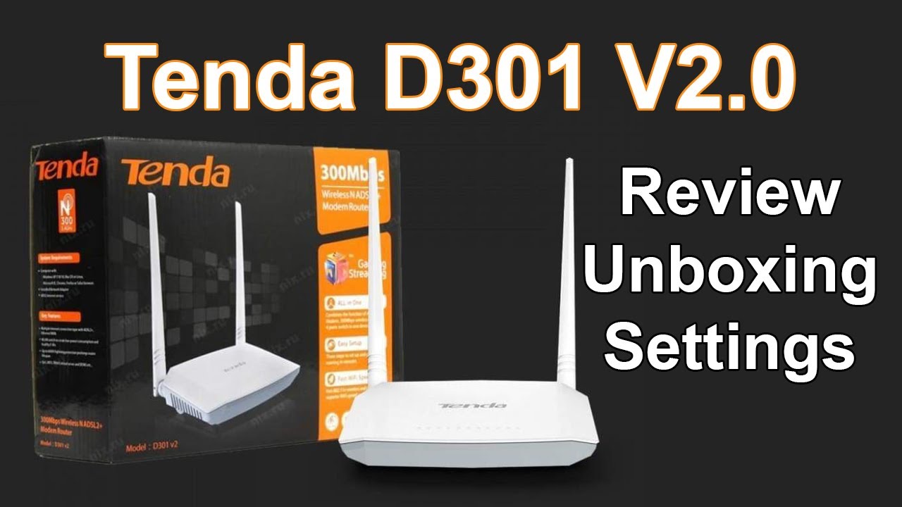 📶 مراجعة وشرح ضبط إعدادات راوتر Tenda D301 خطوة بخطوة 🔧💡