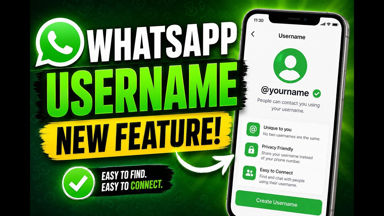 NEW WhatsApp Username Feature (2026) | Reserve Yours Now Before It's Gone!