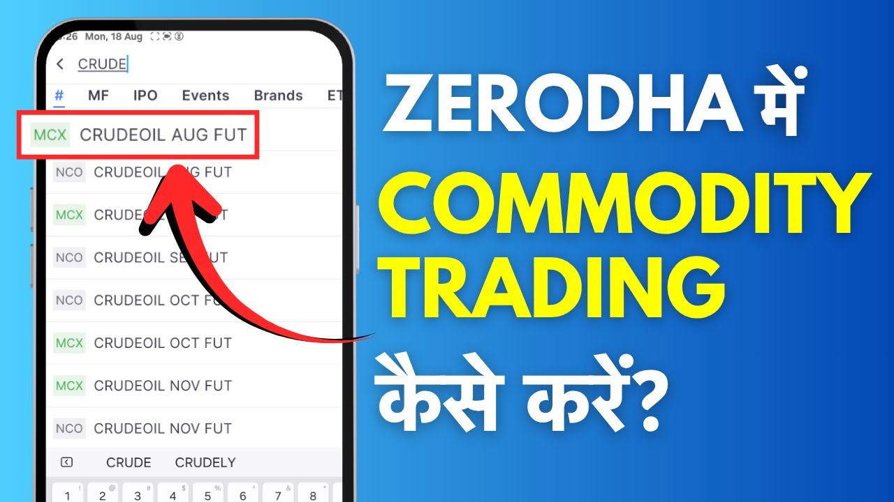 Zerodha Me Commodity Trading Kaise Kare? Commodity Segment Activation And Full Process With Demo