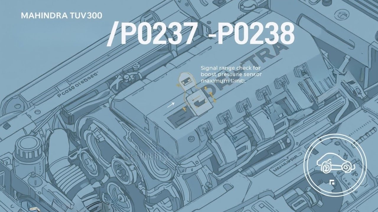 TUV 300 P0238  Signal Range Check for Boost Pressure sensor above maximum limit P0237