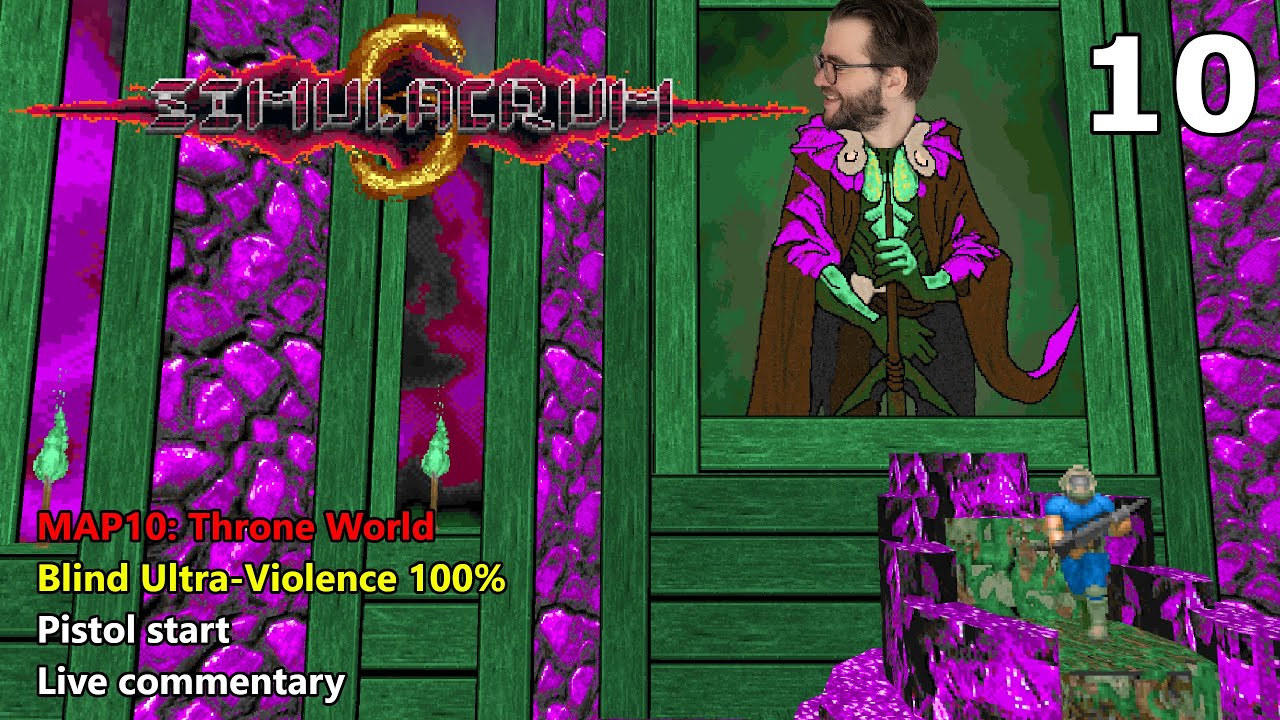 Doom II: Simulacrum - MAP10: Throne World - Blind Ultra-Violence 100%