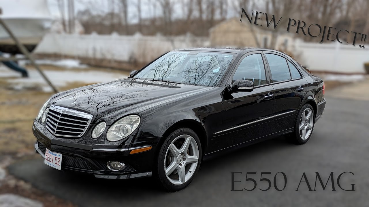 MY NEW PROJECT! | Mercedes-Benz E550 AMG (2008) – First Impressions & Review!