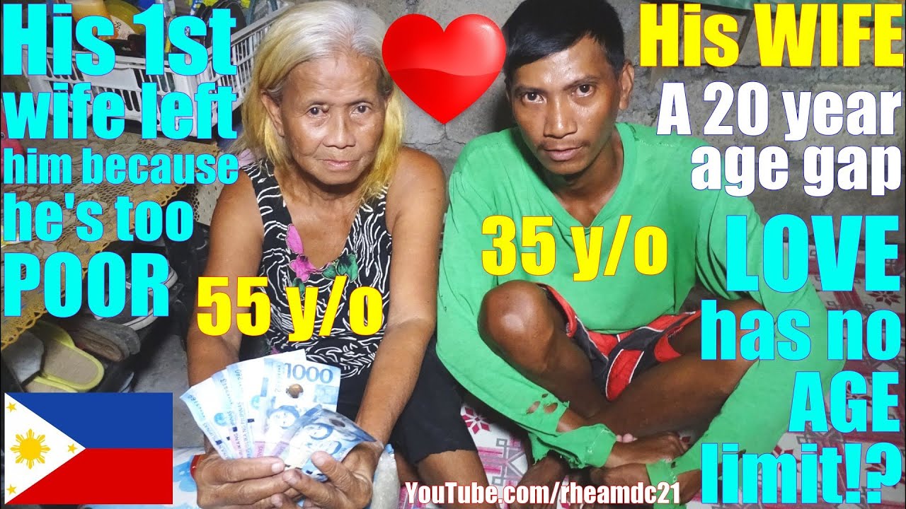 This Poor Filipino Man's Wife is Too Old to be His Mother? His First Wife Left Him Because He's POOR