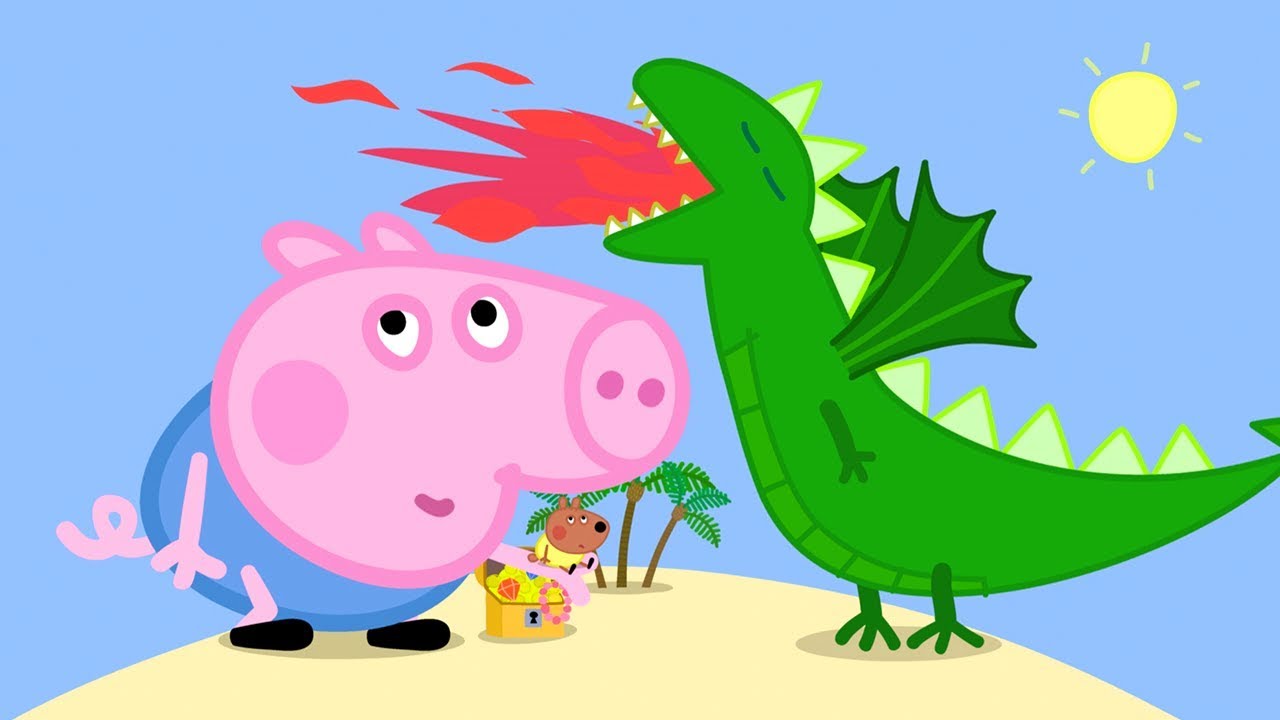 Peppa Pig, George Pig and the BIG Dragon!