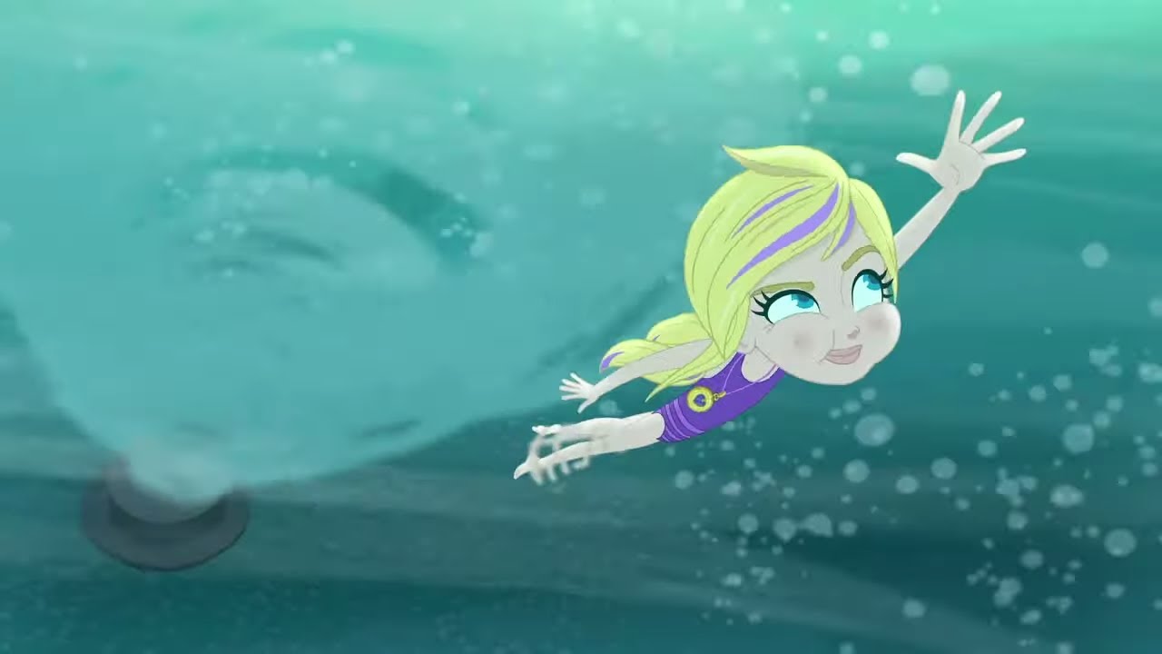 Плаваем в ванной 🛁Polly Pocket Pоссия 💜видео для детей | 3+
