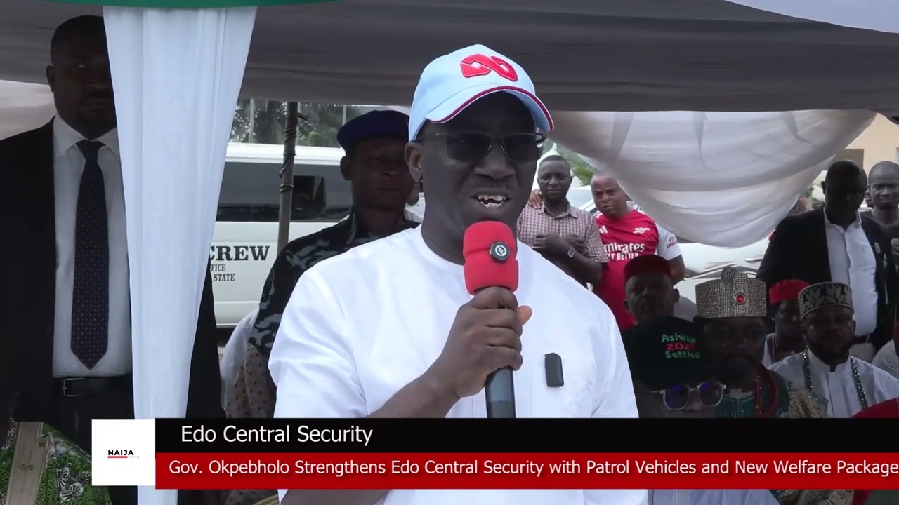 Gov  Okpebholo Strengthens Edo Central Security with Patrol Vehicles and New Welfare Package