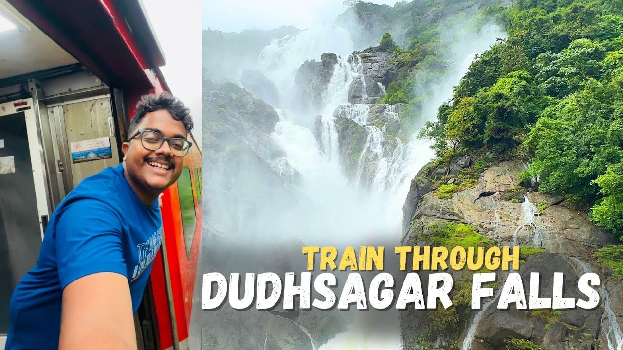 Dudhsagar Falls by Train in Monsoon 🌧️ | Majestic Journey from Madgaon to Belagavi