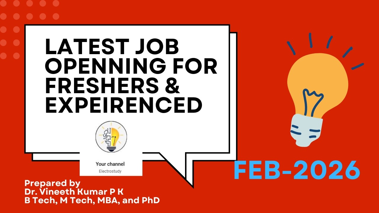 Latest Job Openings February 2026 | Career Opportunities for Engineering Graduates & Freshers