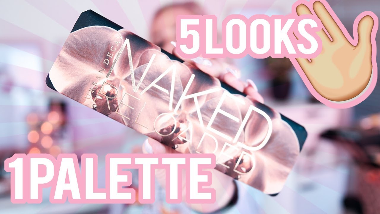 how to: 5 EASY LOOKS,1 PALETTE | Urban Decay NAKED Reloaded Tutorial