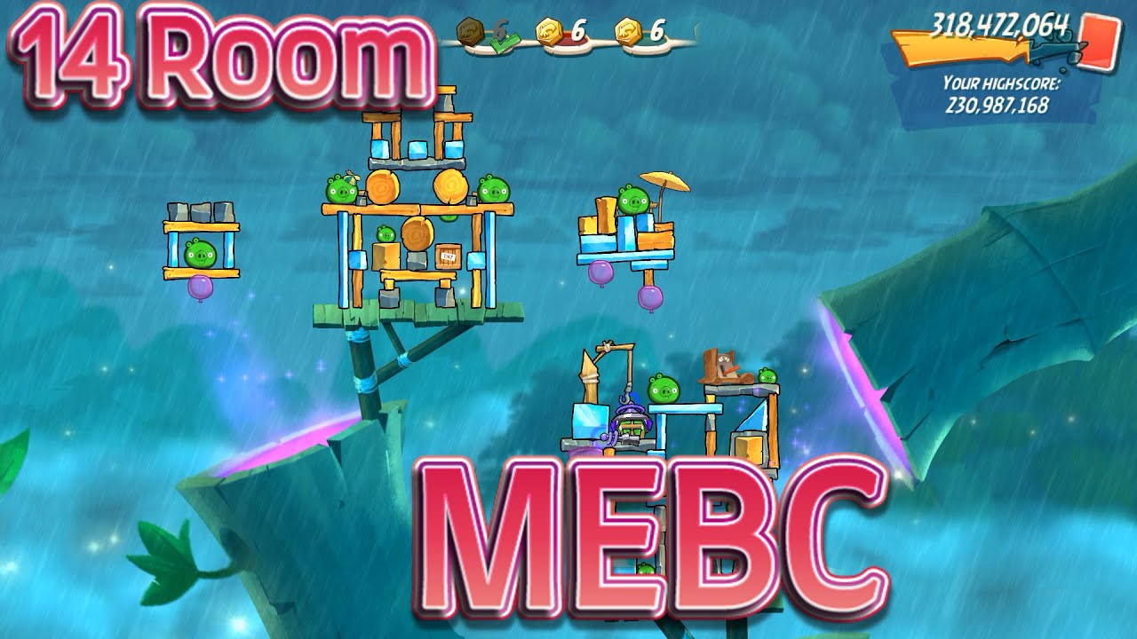 Angry Birds 2 Mighty Eagle Bootcamp AB2 MEBC 14 Rooms | Extra Birds Matilda + Bubbles (31 Jul 2025)