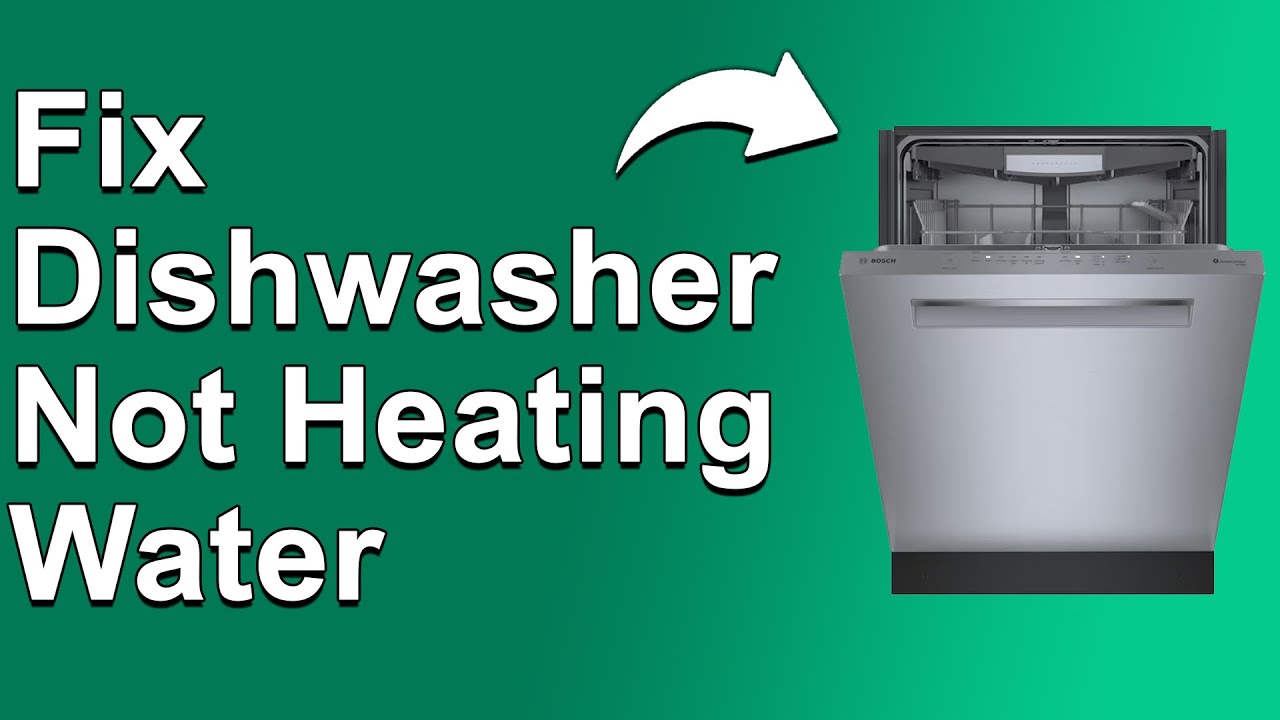 How To Fix Dishwasher Not Heating Water (Common Causes Why Your Dishwasher Is Not Heating Water!)
